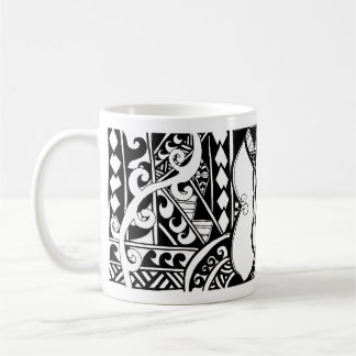 Tribal Fjäril Polynesisk Mugg