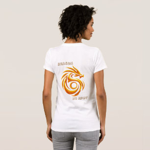 Tribal Flame Crest & filippinsk drake T Shirt