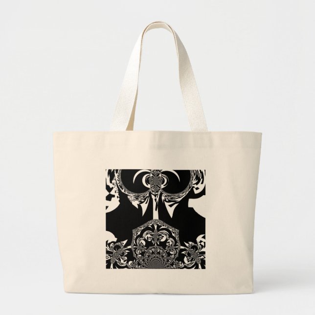 Tribal Flower Jumbo Tygkasse (Framsidan)