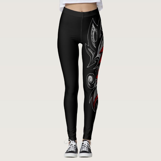 Tribal Flower Leggings (Framsida)