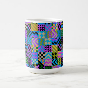 Tribal Folk Art - Blå Magisk Mugg