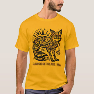 Tribal Fox Bainbridge Island Washington Native Ame T Shirt