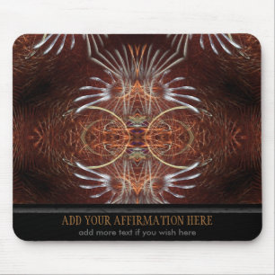 Tribal Fractal Featjers Mousepad Musmatta