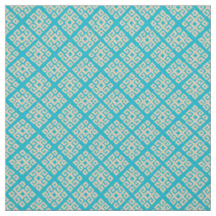 Tribal geometric nyckel diamant med mönster tyg