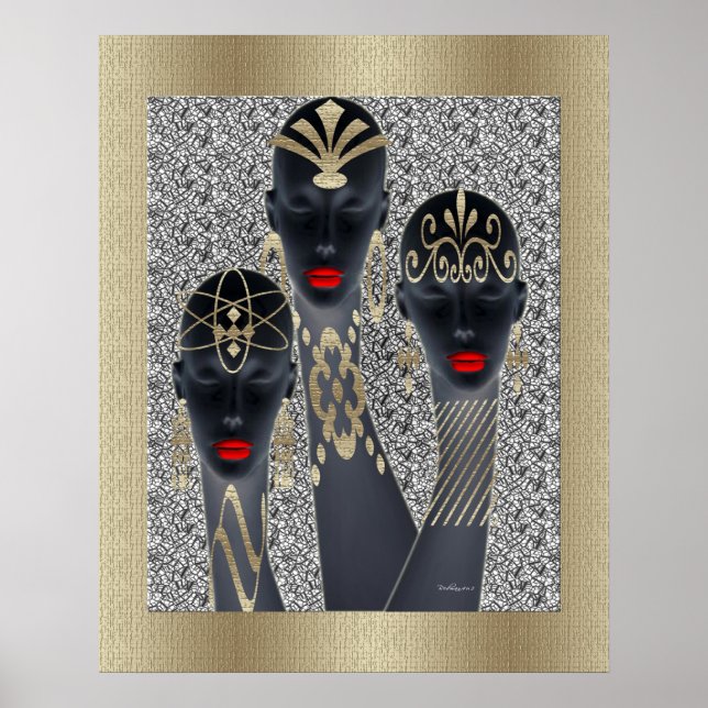 Tribal Glamor Divas Poster (Framsidan)