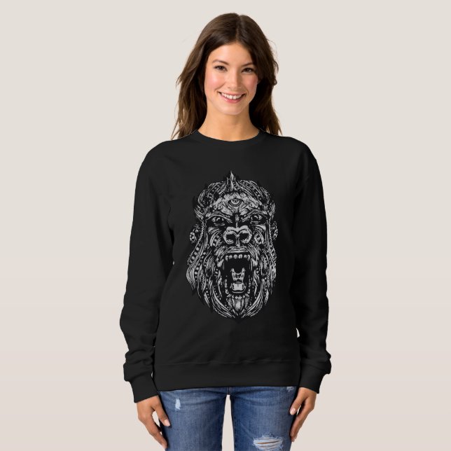 Tribal gorilla t shirt (Hel framsida)