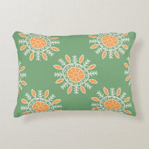 Tribal Grönt Peach Tote