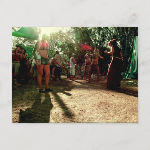 Tribal GrooVIN POSTCARD Vykort