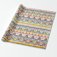 Tribal grunge ethno folk mönster i retro stil
