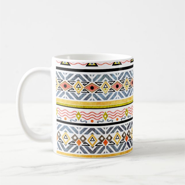 Tribal Grunge: Ethno Folk Retro. Kaffemugg (Vänster)