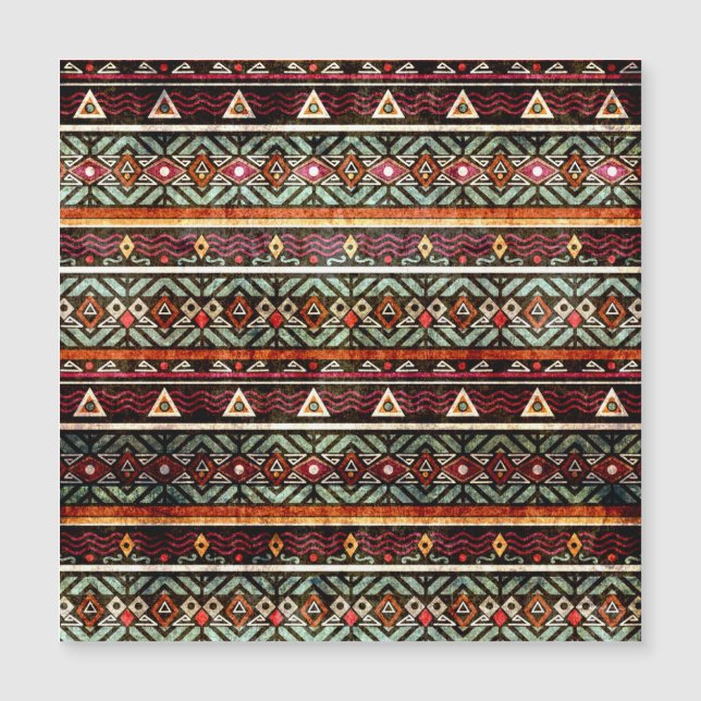 Tribal Grunge: Ethno Retro Mönster (Framsida)