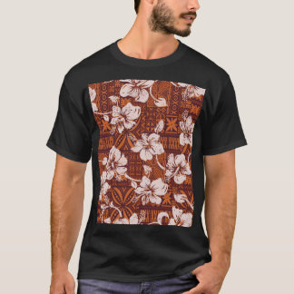Tribal Hawaiian: Hibiscus Flower Tapet T Shirt