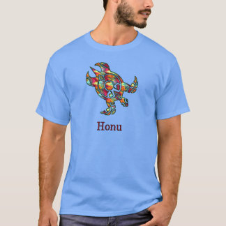Tribal Hawaiian Sea Turtle i Rainbow Tee