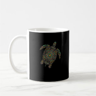 Tribal Hawaiian Sea Turtle Kaffemugg