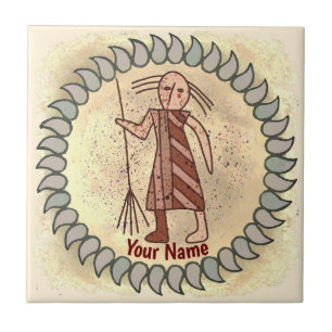 Tribal Hemmafru Rune-platta Kakelplatta
