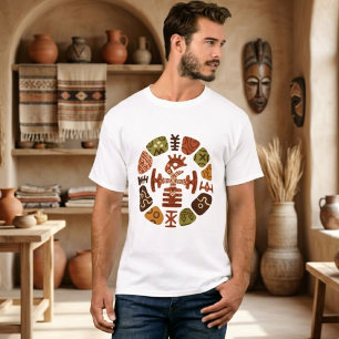 Tribal Heritage Grafisk T-shirt