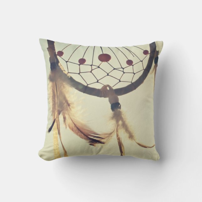 Tribal Hipster Dream Catcher Dekorativ kudde (Framsida)