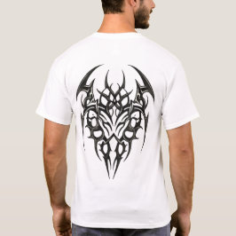 Tribal hjärtscrollverk t shirt