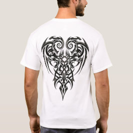 Tribal hjärtsköld t shirt