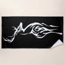Tribal hjort Silhuett Minimal Svart Vitt Design