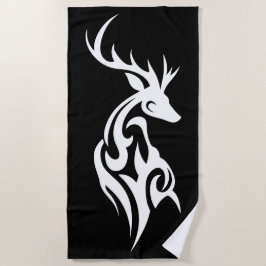 Tribal hjort Silhuett Minimalistisk tatuering stil