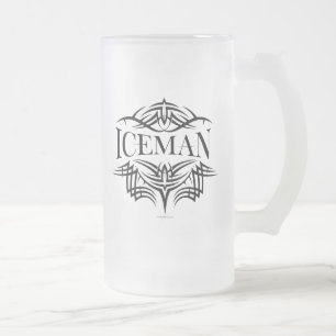 Tribal Hockey Iceman (vanlig) Frosted Glass Beer M Frostat Ölglas
