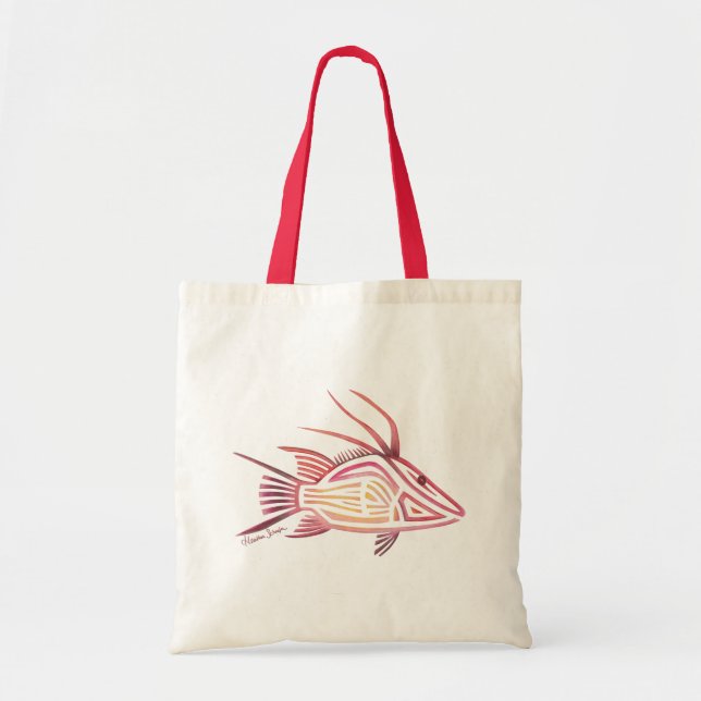 Tribal Hogfish Tygkasse (Framsidan)