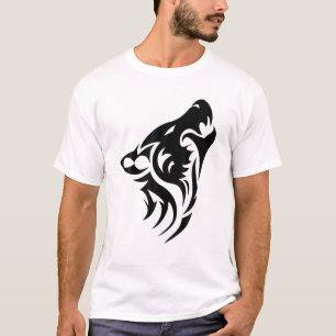 Tribal Howling Varg T Shirt T Shirt