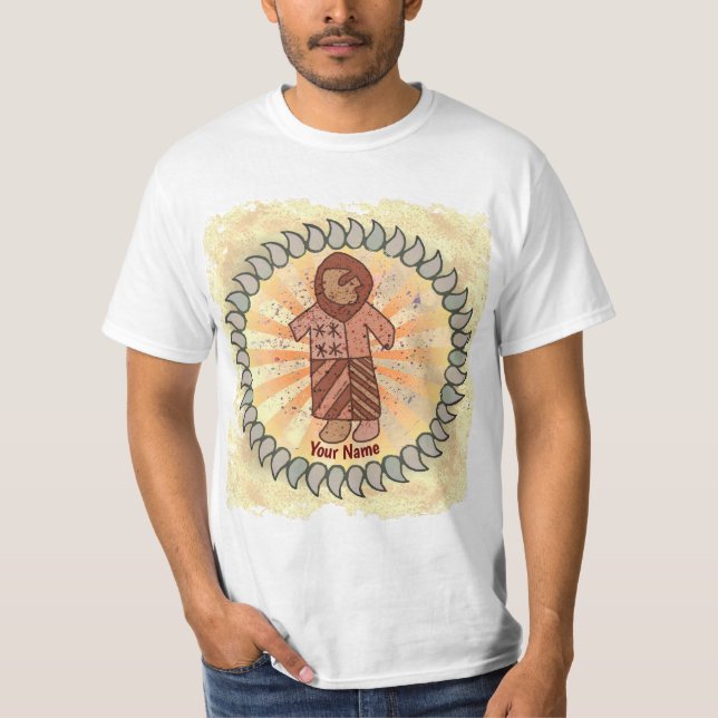 Tribal Hunter Three Rune  T Shirt (Framsida)