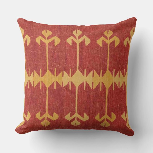 Tribal Ikat Accent Dekorativ kudde (Framsida)