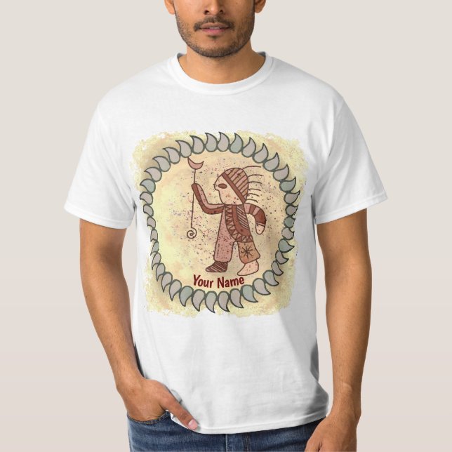 Tribal Indian Run T Shirt (Framsida)