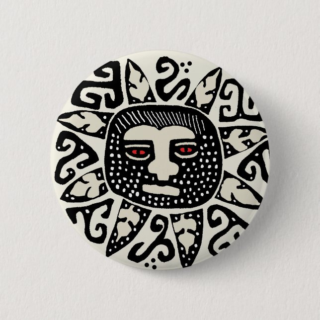 Tribal Indian Sol Spirit Knapp (Framsida)