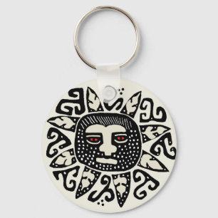 Tribal indians solande spirit nyckelring
