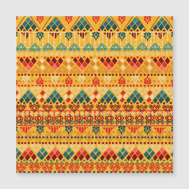 Tribal inslag, mångsidig sömlös mönster. (Framsida)