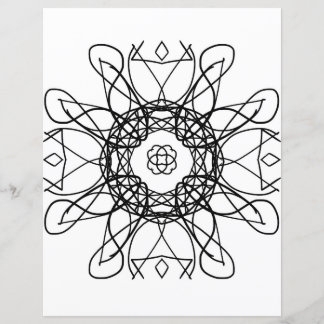 Tribal keltiskt kors mandala-färgsida