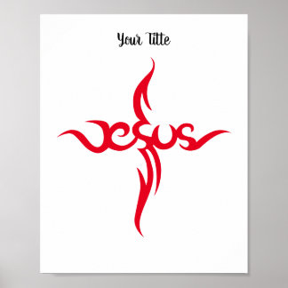 Tribal Kor of Jesus Poster