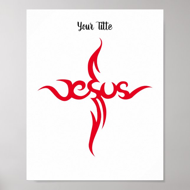 Tribal Kor of Jesus Poster (Framsidan)