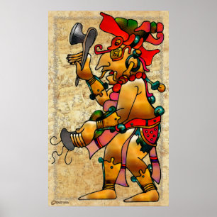 Tribal Krig Dance Native Art Poster