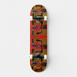Tribal Kuna Andliga Skateboard Bräda 20 Cm