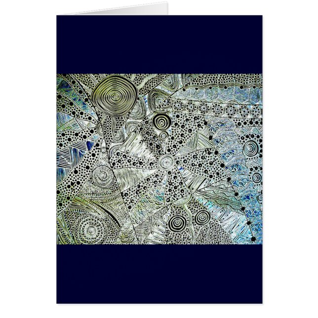 Tribal Land Hälsningskort (Framsidan)