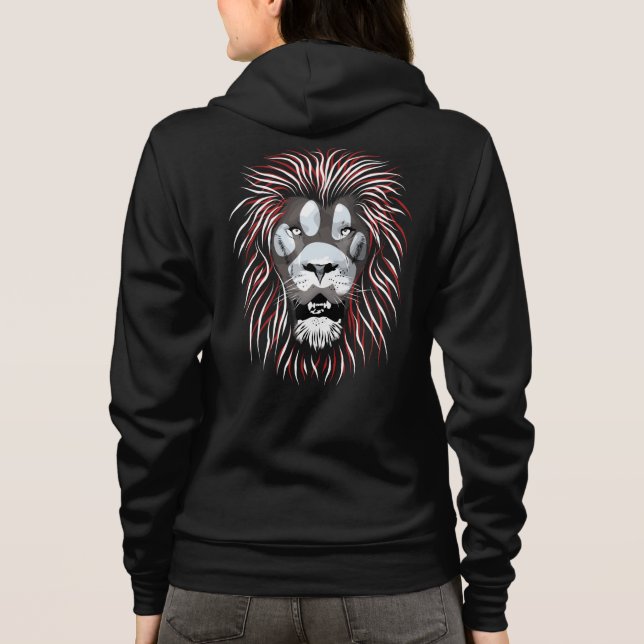 Tribal Lejonare Ansikte T Shirt (Baksida)