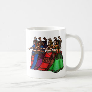 Tribal Line Belly Dancers Mugg