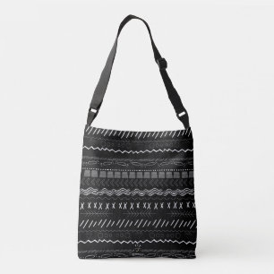 TRIBAL LINJER (BLACK)CROSSBODY BAG AXELVÄSKA