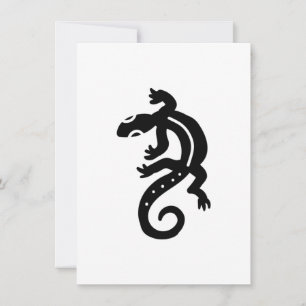 Tribal Lizard Julkort