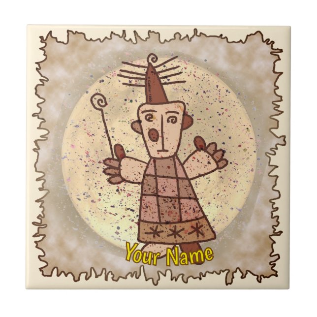 Tribal Magiker Kakelplatta (Framsidan)