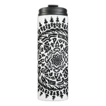 Tribal Mandala Handritad Konst