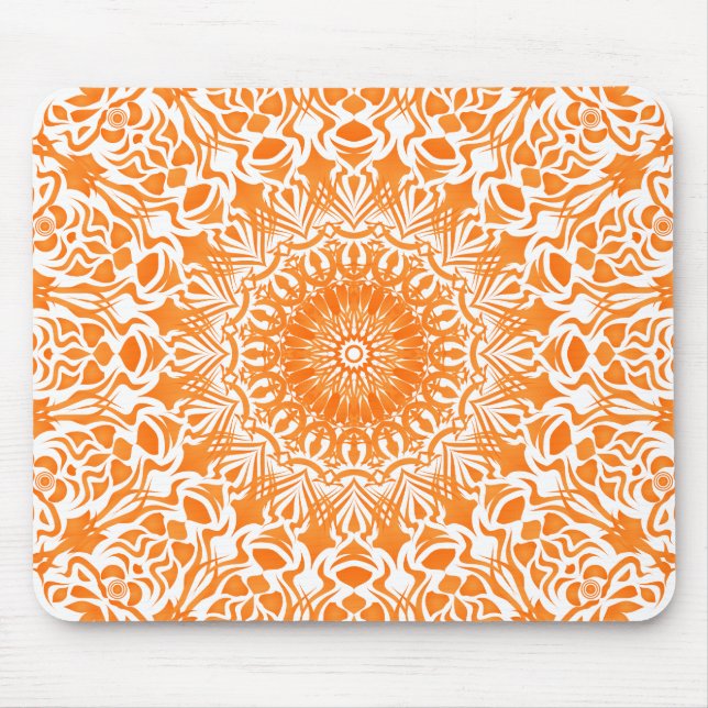 Tribal Mandala Orange Musmatta (Framsidan)