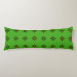 Tribal Mandala Pattern Kroppskudde<br><div class="desc">This unique hand-drawn mandala features a rustic,  artistic charm with natural variations in the pattern alignment. Detailed with bold Tribal-inspired patterns and vivid colors on a vibrant green background,  this body pillow adds a mysterious and energetic touch to your bedding collection.</div>