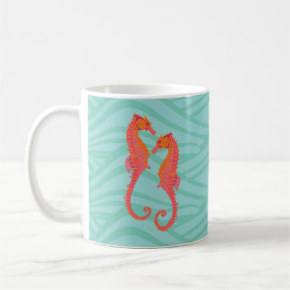 Tribal Märkning Sjöhästar Kaffemugg