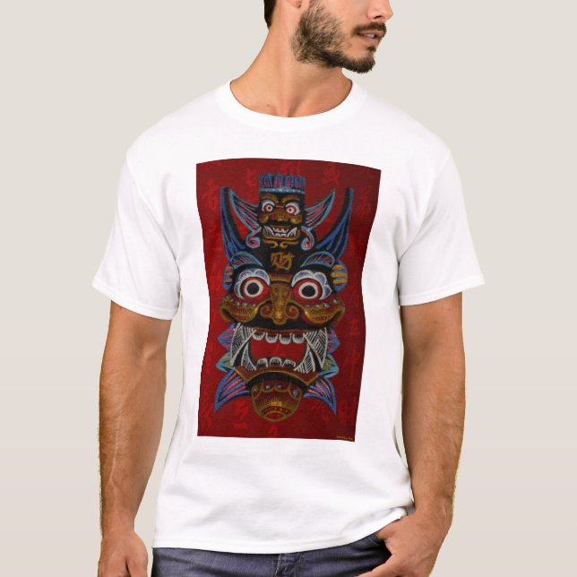 Tribal Mask Shirt Tee (Framsida)